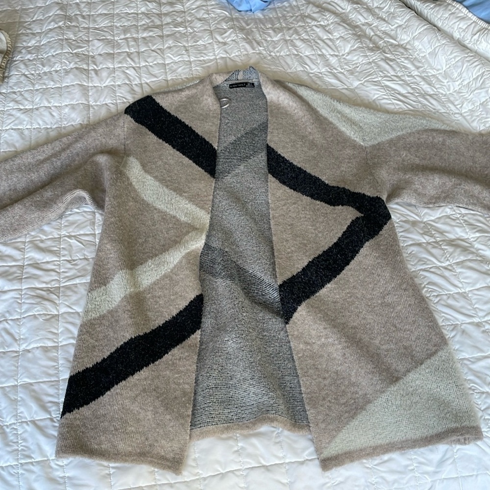 Long open cardigan size S